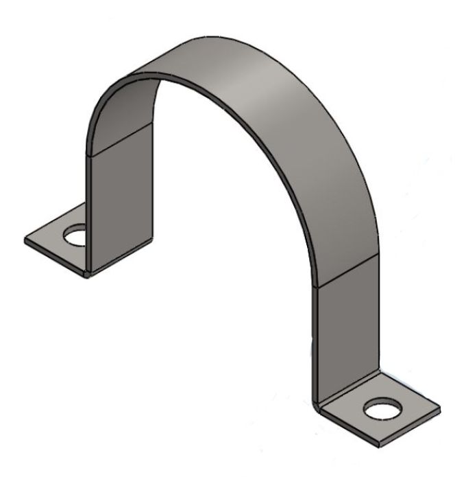 Pipe clamp 90 mm